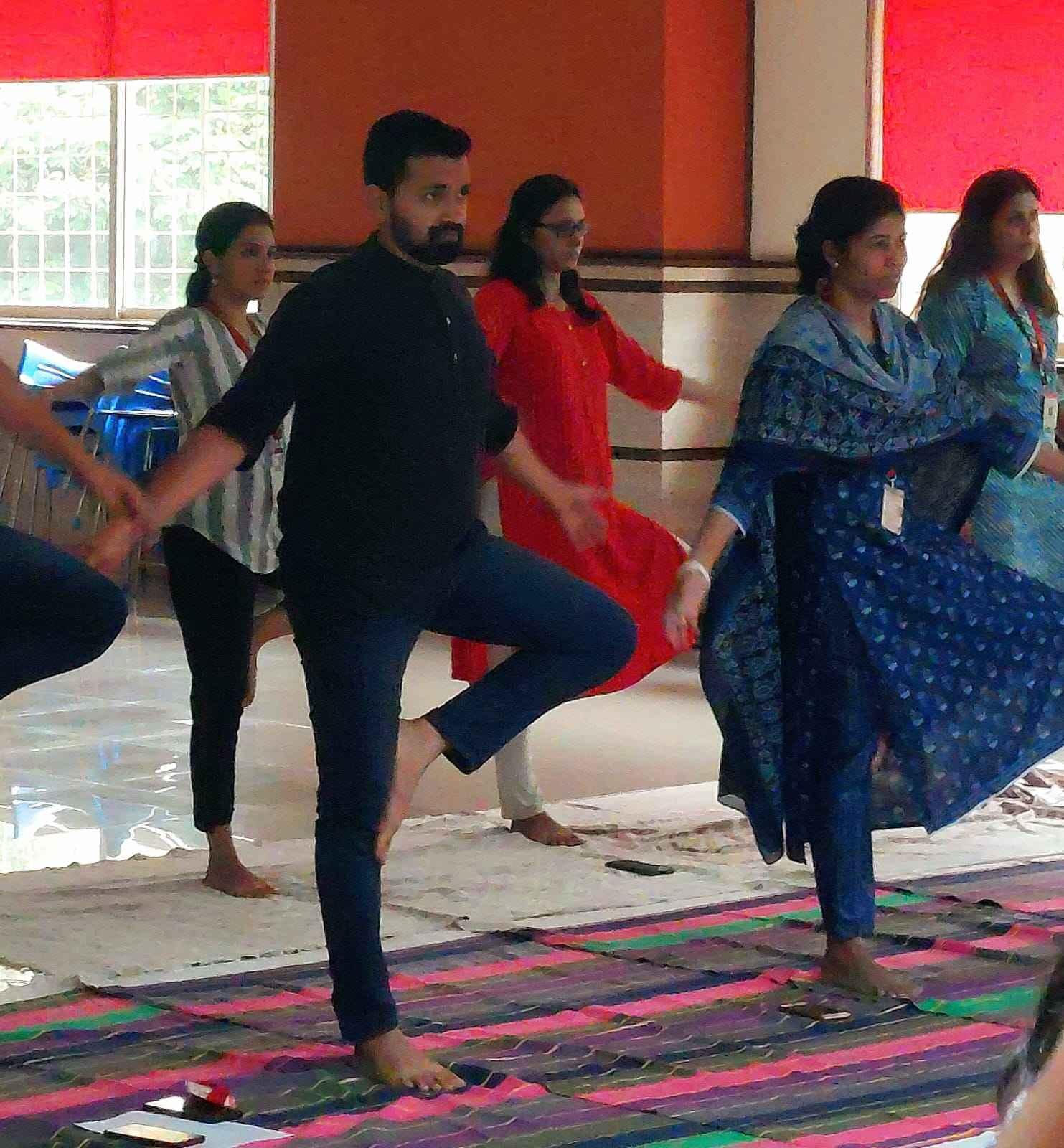 Thakur School of Architecture and Planning Mumbai Yoga Day photo 3